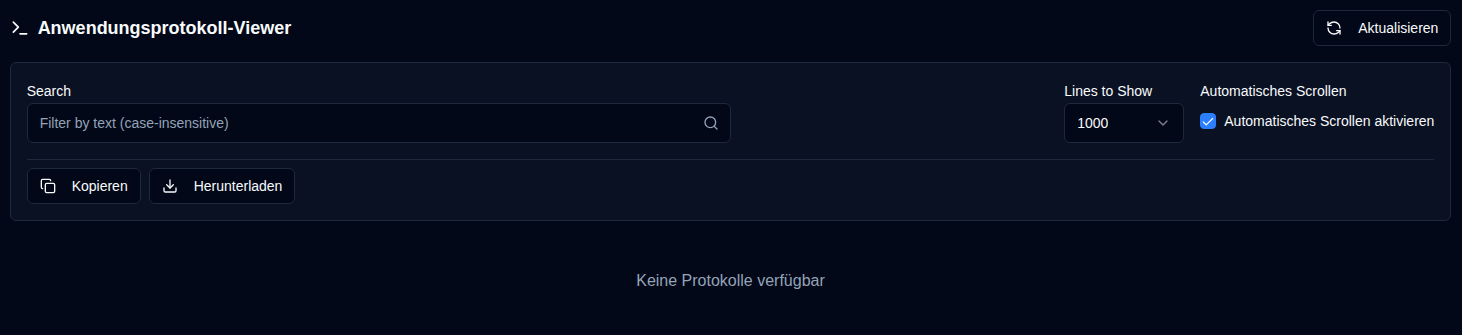 Application Log Viewer