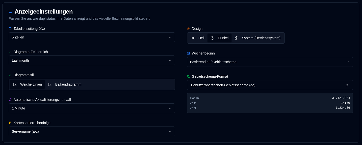 Display Settings