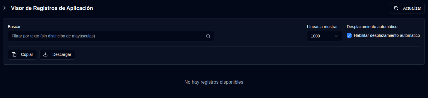 Visor de Registros de Aplicación