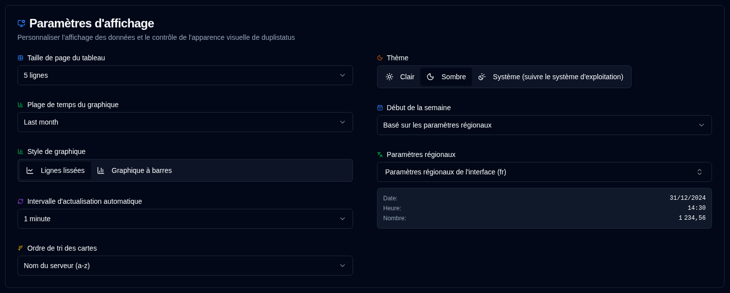 Display Settings