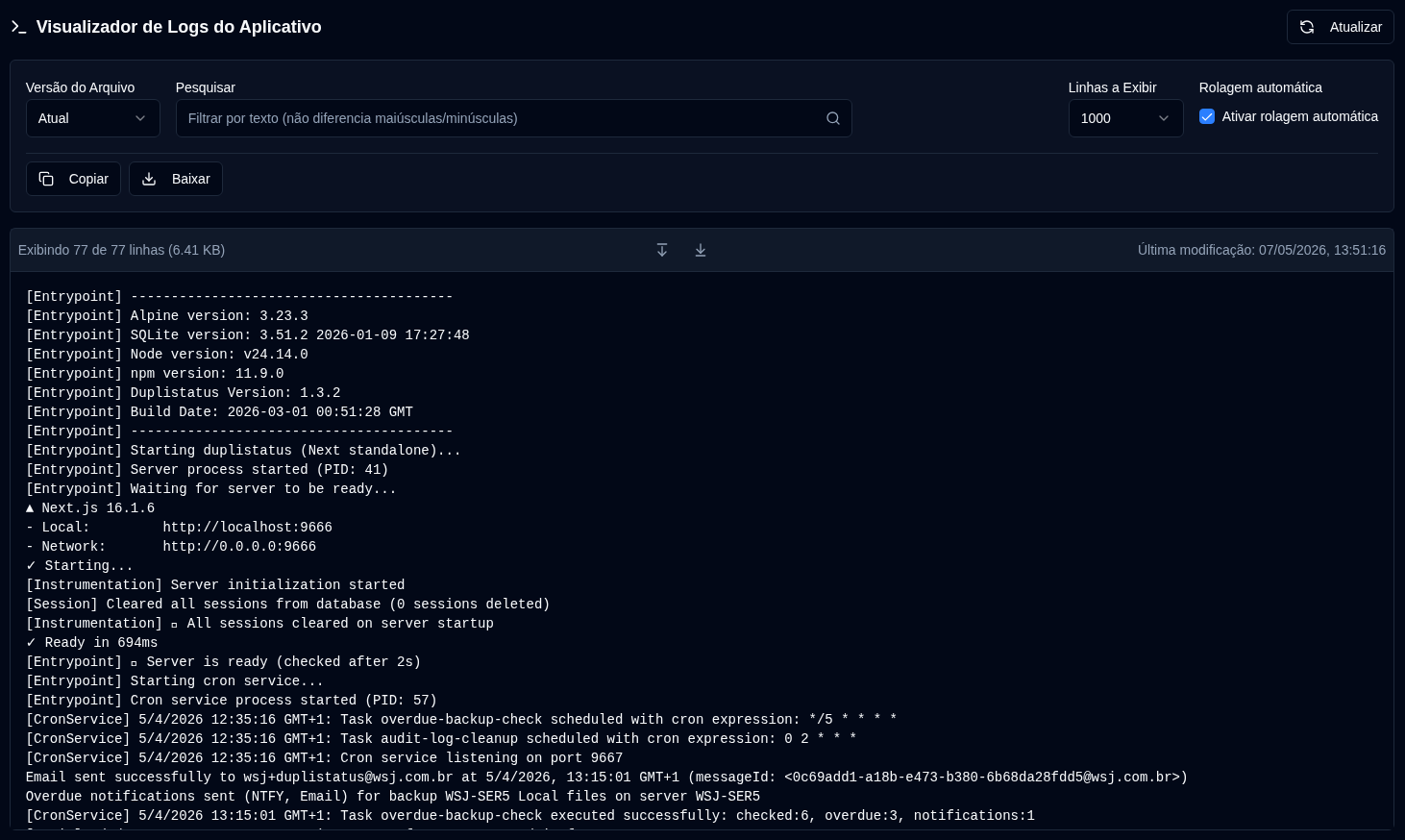 Application Log Viewer