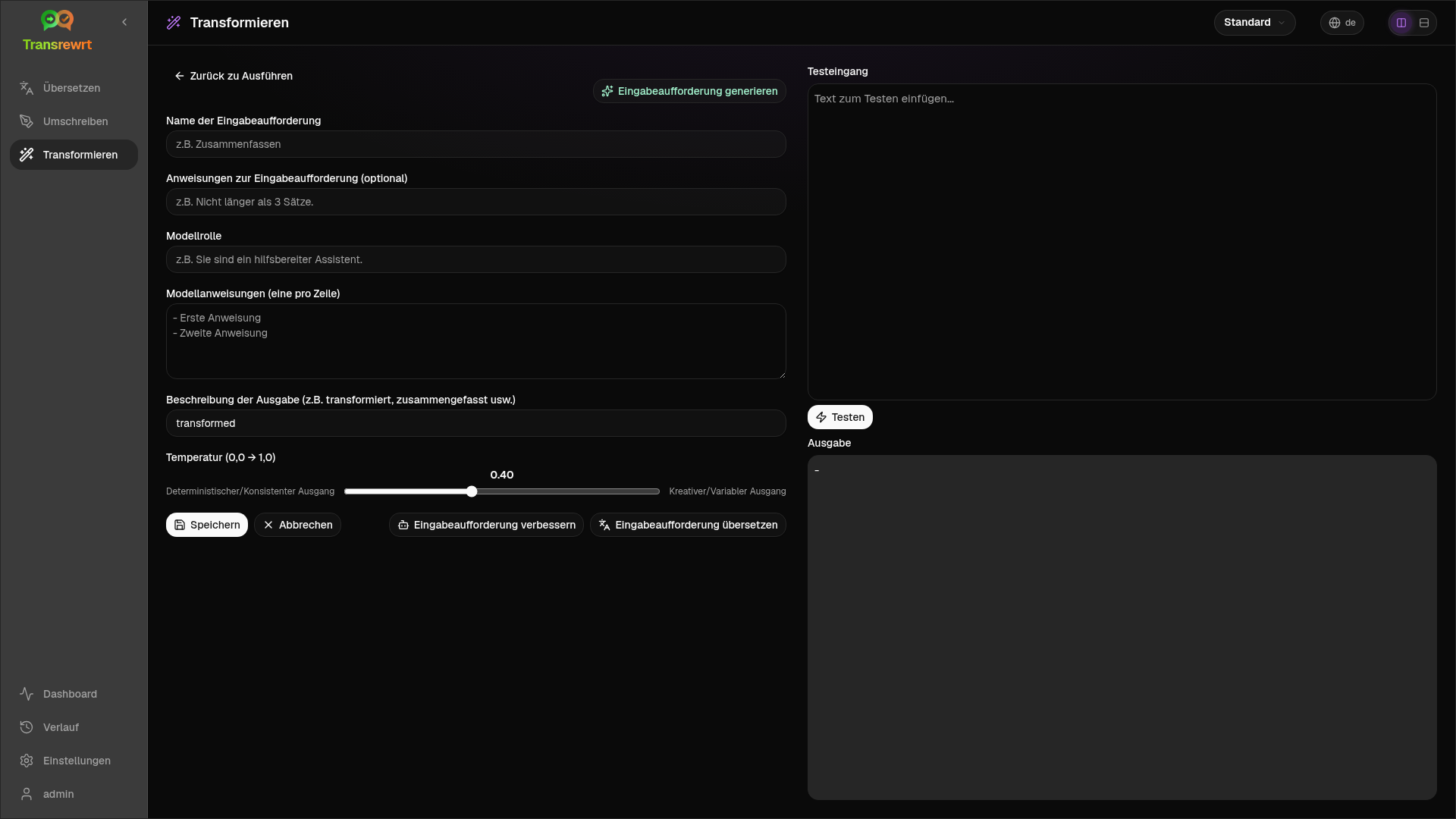Transform-Prompt-Editor